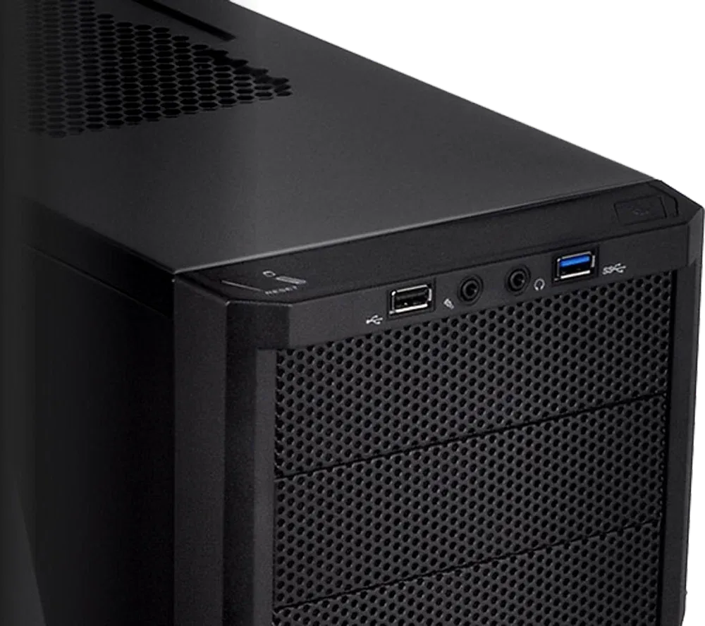 ARBYTE QUINT B760-D5, вид сверху и панель разъёмов